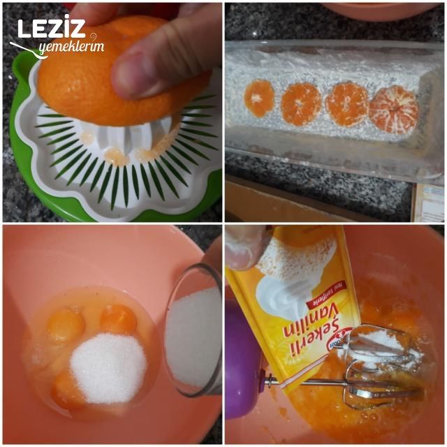 Yumuşacık Mandalinalı Kek
