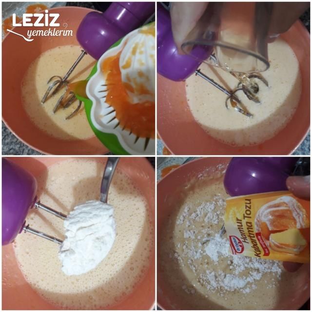 Yumuşacık Mandalinalı Kek