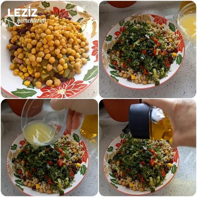 Bakliyat Salatası