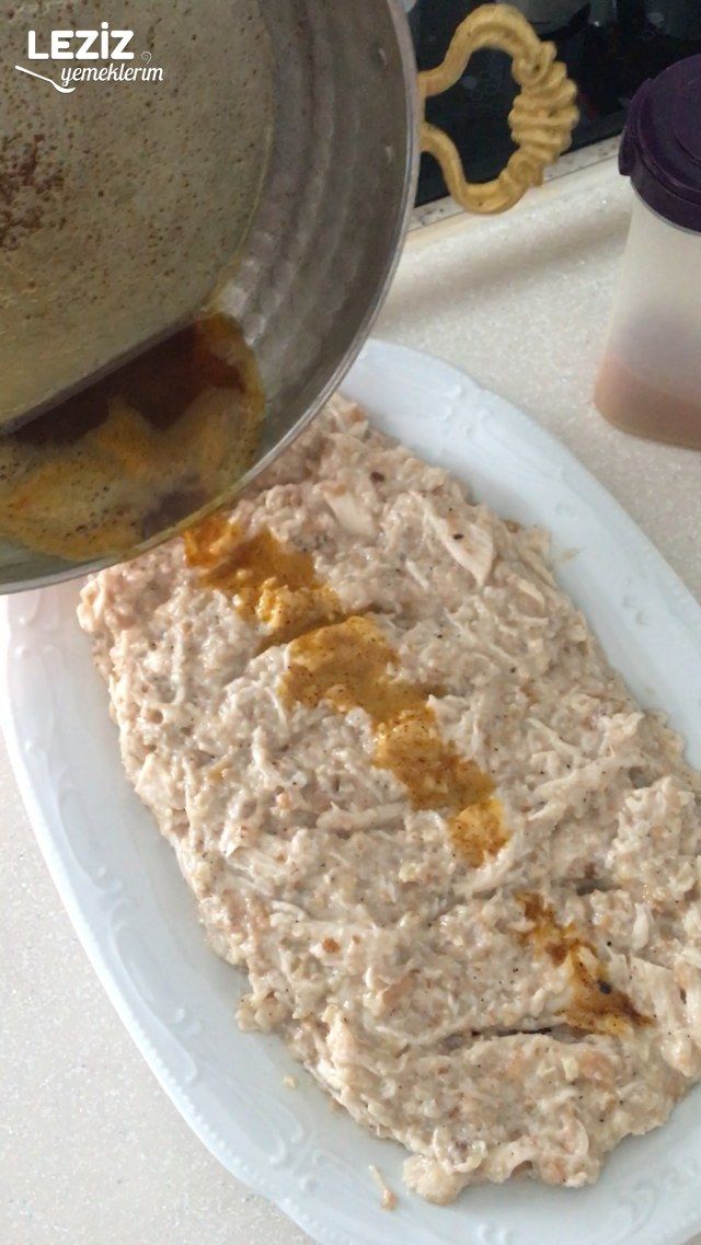 Çerkez Tavuğu Yapılışı