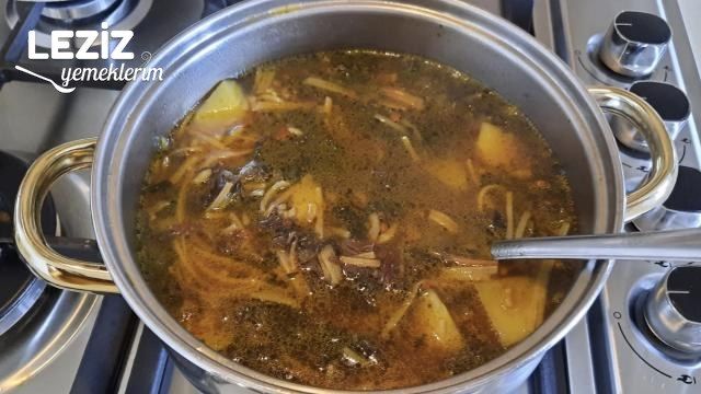 Erişteli Evelik (Labada) Çorbası - Aşı