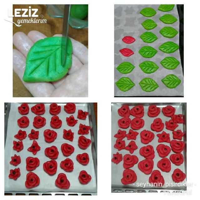 Gül Şeklinde Kurabiye Tarifi