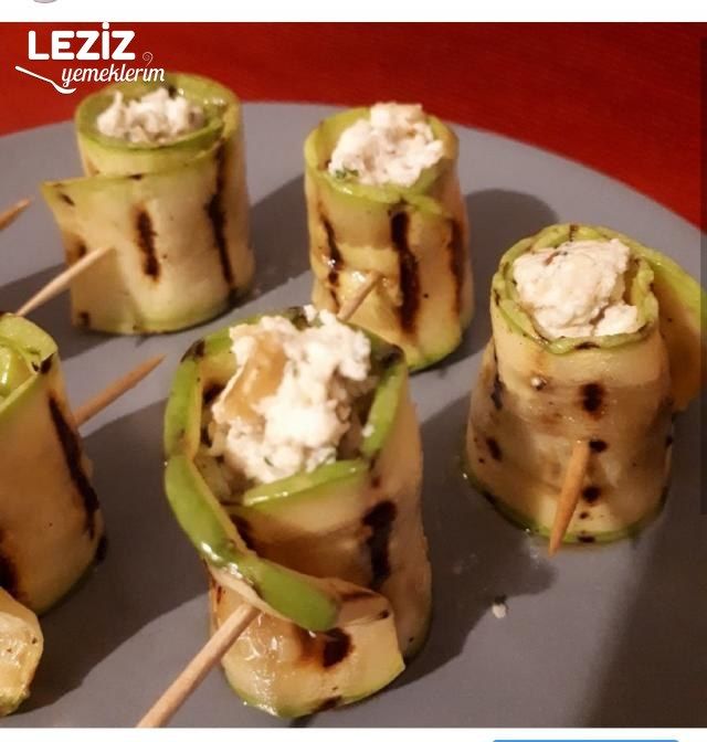 Peynirli Cevizli Kabak Sarma