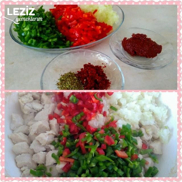 Püre Yatağında Tavuk Sote