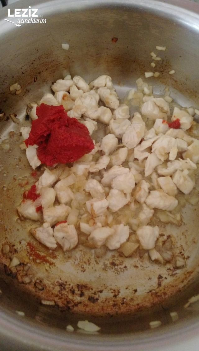 Tavuklu Kabak Yemeği