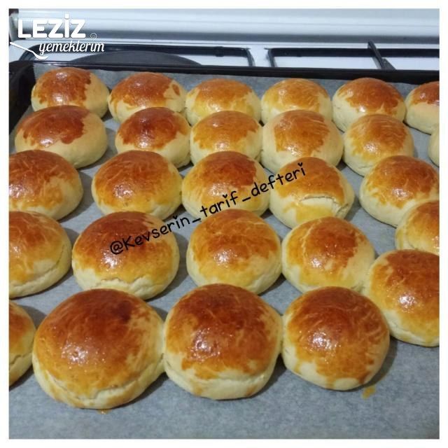 Sakallı (Saçaklı) Puf Puf Poğaçalar