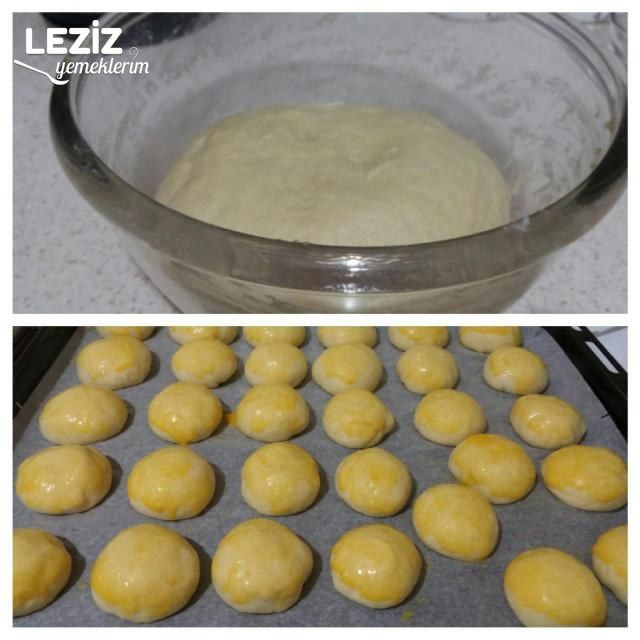 Sakallı (Saçaklı) Puf Puf Poğaçalar