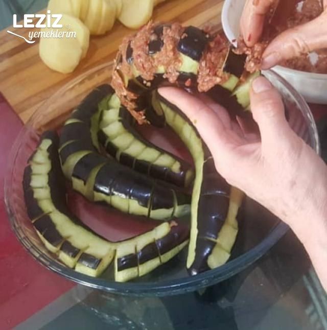 Fırında Çok Kolay Patlıcan Kebabı