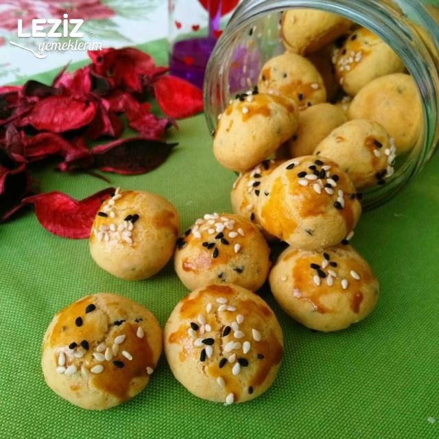 Pizza Tadında Misket Kurabiye