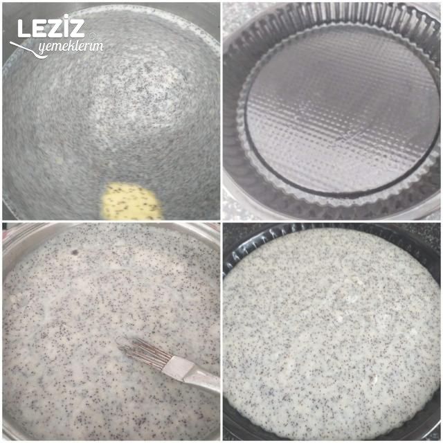 Haşhaşlı Sütlü İrmik Tatlısı Tarifi