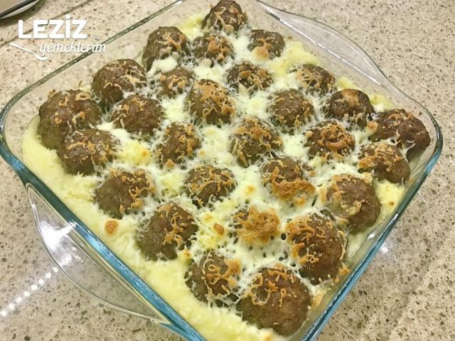 Fırında Patates Püreli Misket Köfte