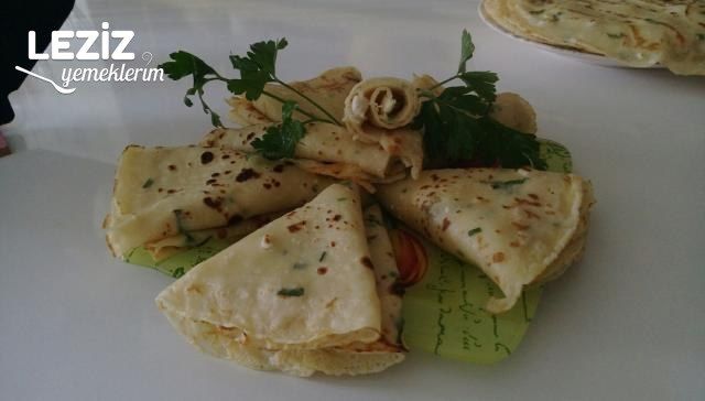 Maydanozlu Peynirli Krep