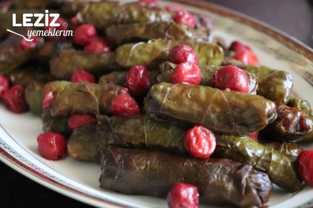 Vişneli Zeytinyağlı Yaprak Sarma