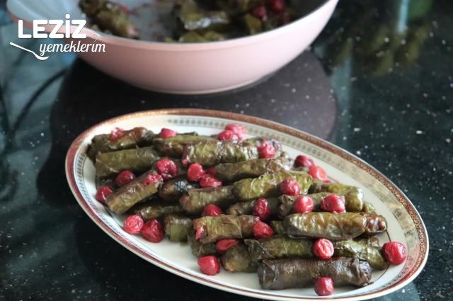Vişneli Zeytinyağlı Yaprak Sarma