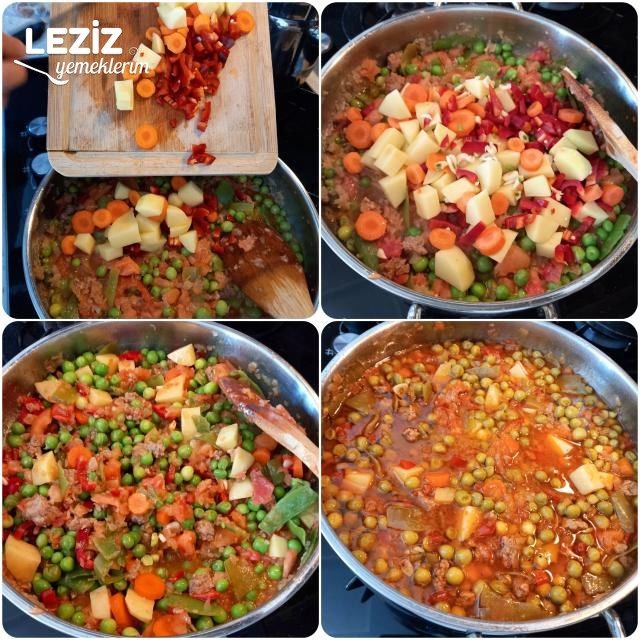 Zerdeçallı Kıymalı Bezelye (Sağlıklı Mı Sağlıklı)