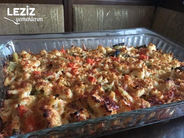 Fırında Havuçlu Karnıbahar