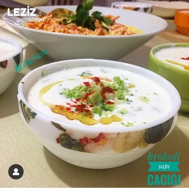 Brokoli Sapı Cacığı