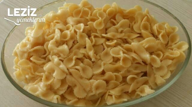 Yoğurtlu Fiyonk Makarna