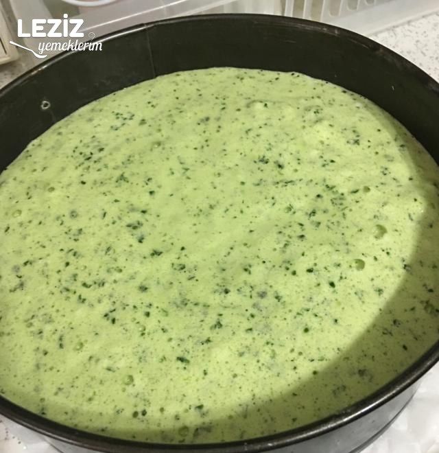 Ispanaklı Kremalı  Pasta