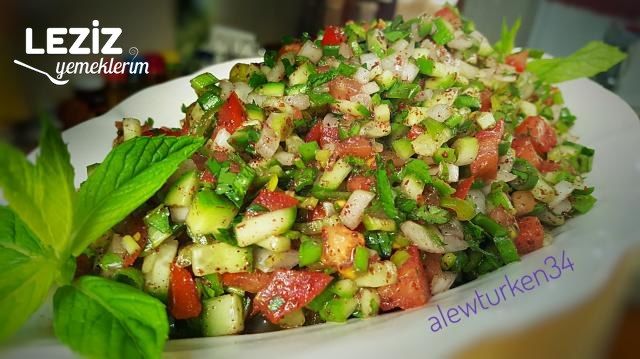 5 Dk’da Nefis Kebapçı Salatası