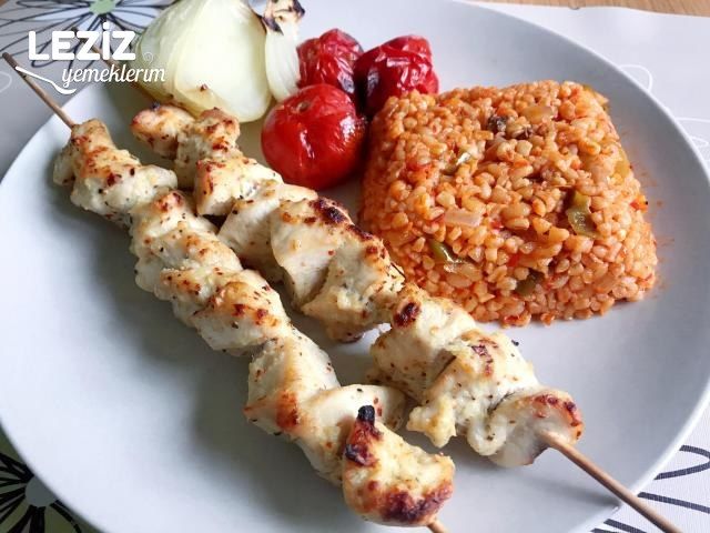 Marineli Tavuk Çöp Şiş (Fırında)