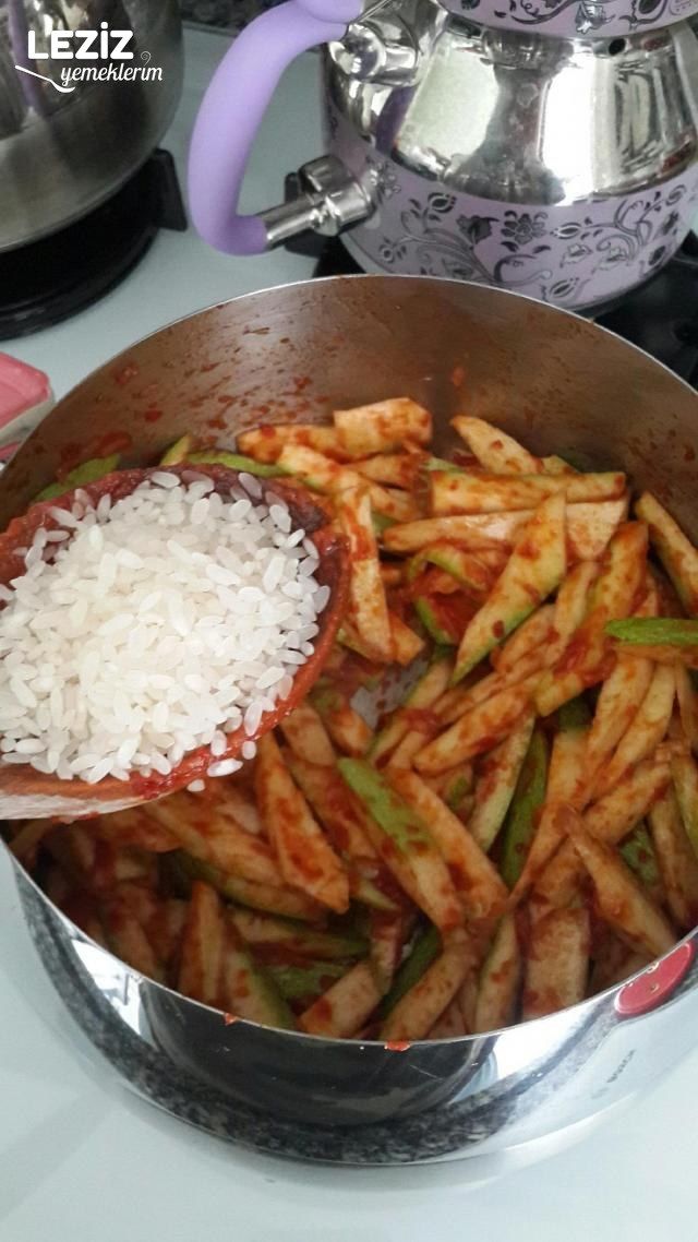 Pirinçli Kabak Yemeği