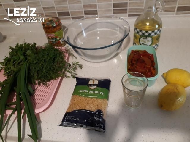 Leziz Arpa Şehriye Salatası