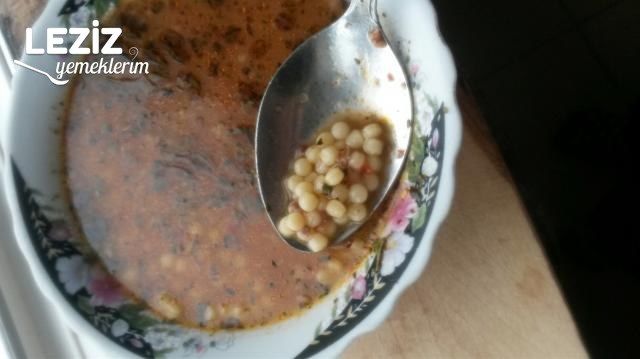 Kıymalı Kus Kus Çorbası