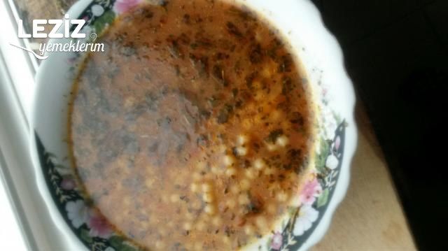 Kıymalı Kus Kus Çorbası