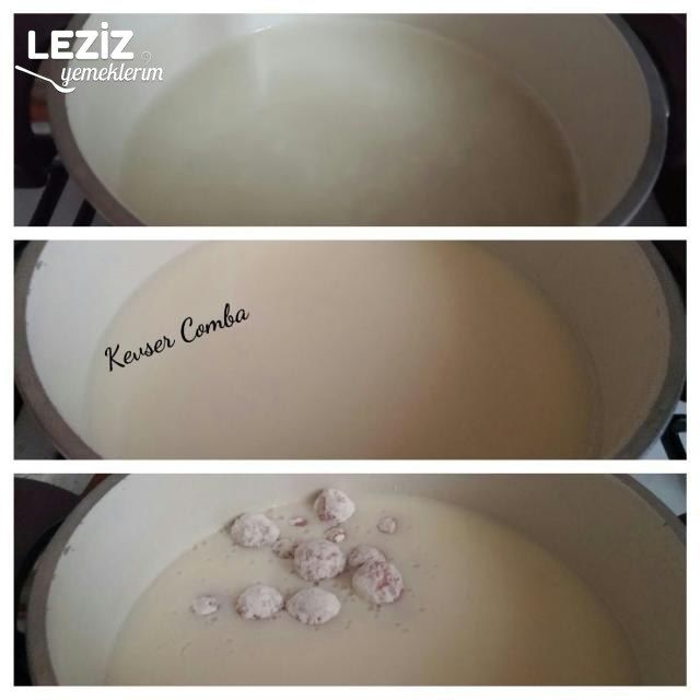 Sıcacık Köfteli Yayla Çorbası