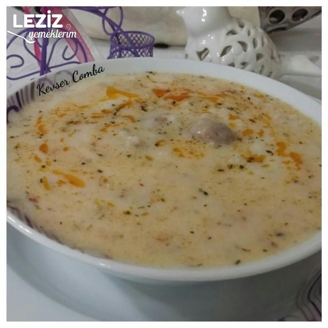 Sıcacık Köfteli Yayla Çorbası Leziz Yemeklerim