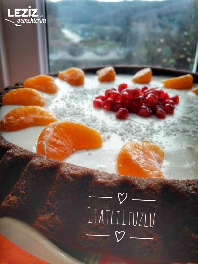 Tart Kalıbında Muhallebili Kek Leziz Yemeklerim
