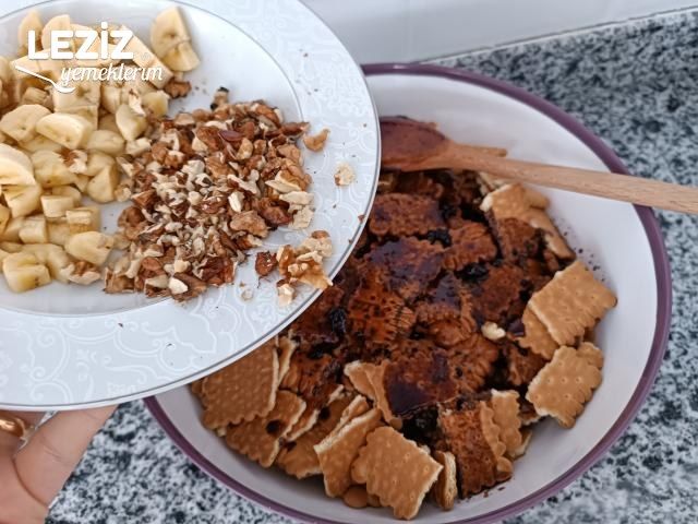 Muzlu Cevizli  Mozaik Pasta Tarifi