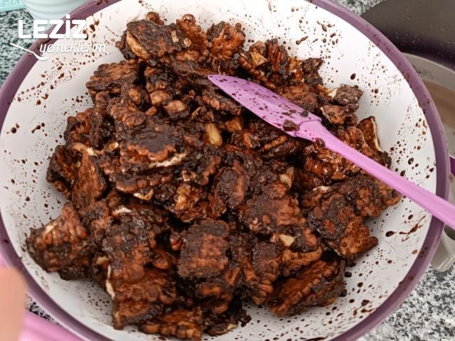 Muzlu Cevizli  Mozaik Pasta Tarifi