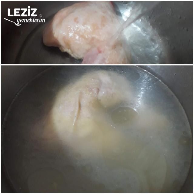 Tavuk Suyana Sebzeli Makarna Çorbası