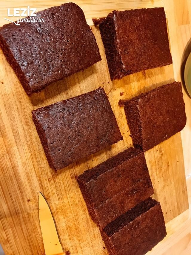 Beyaz Ve Bitter Çikolatalı Pasta