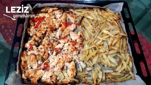 Fırında Tavuklu Kibrit Kebabı (Çok Kolay)