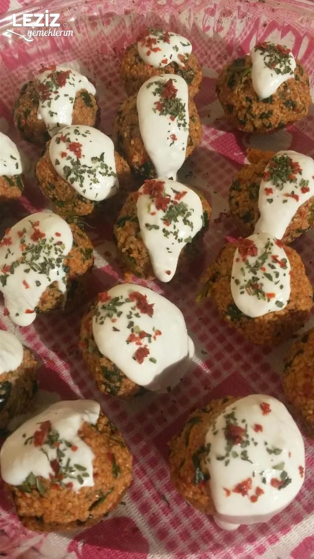 Ispanaklı Bulgur Topları