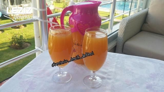 Ev Yapımı Şeftali Suyu Tarifi