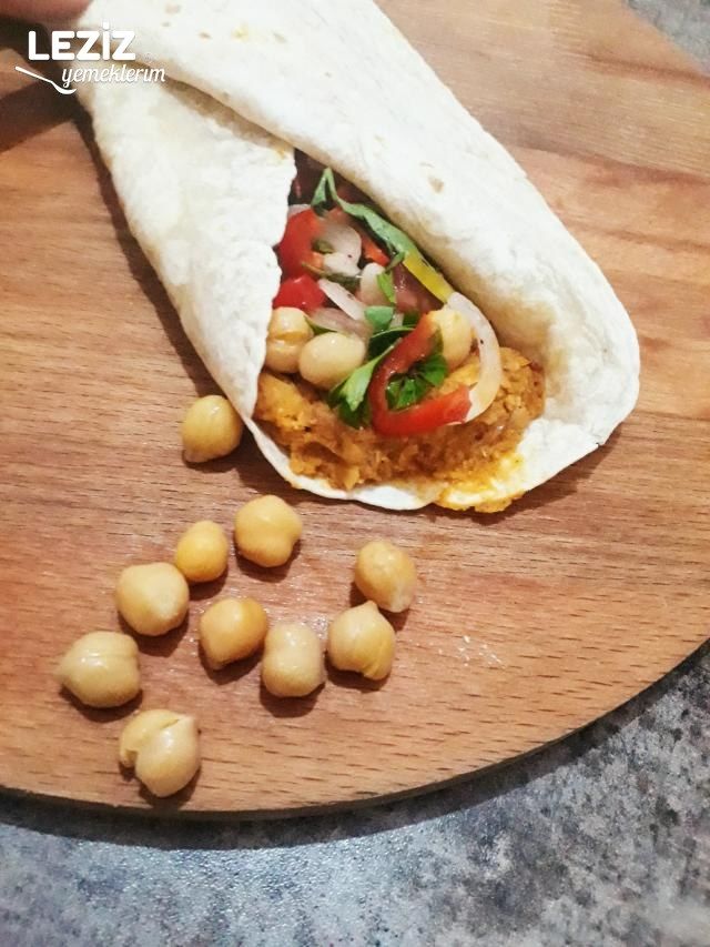 Yöresel Sokak Lezzetimiz Nohut Dürüm