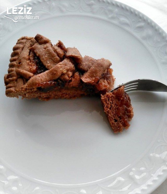 Çilekli Linzer Tart