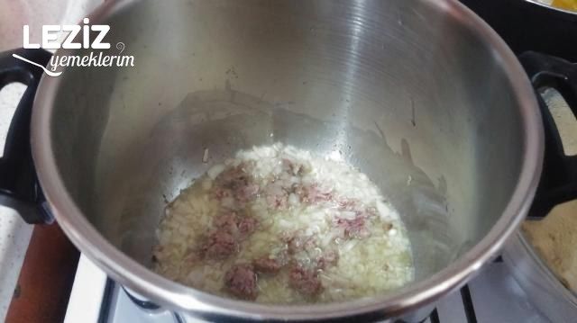 Kıymalı Mercimek Yemeği (Düdüklü Tencerede)