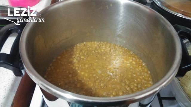 Kıymalı Mercimek Yemeği (Düdüklü Tencerede)