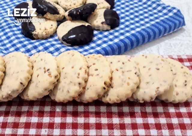 Anında Bitecek Susamlı Kurabiye