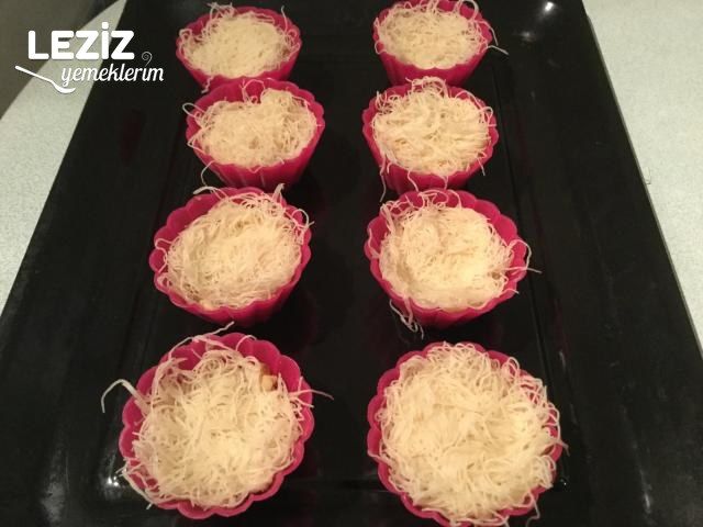 Muffin Kalıbında Tel Kadayıf