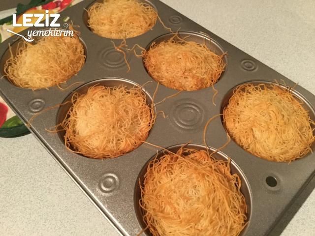 Muffin Kalıbında Tel Kadayıf