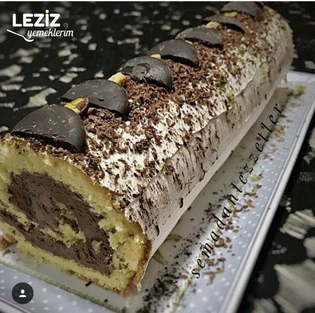 Klasik Çikolatalı Sarma Pasta