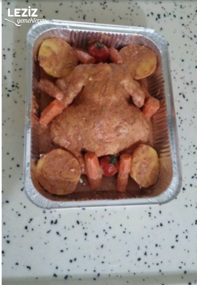 Fırında Tüm Tavuk Özel Tarifim