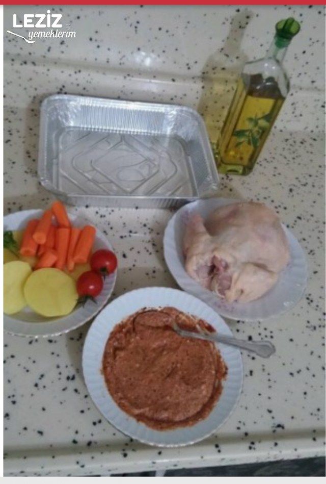 Fırında Tüm Tavuk Özel Tarifim