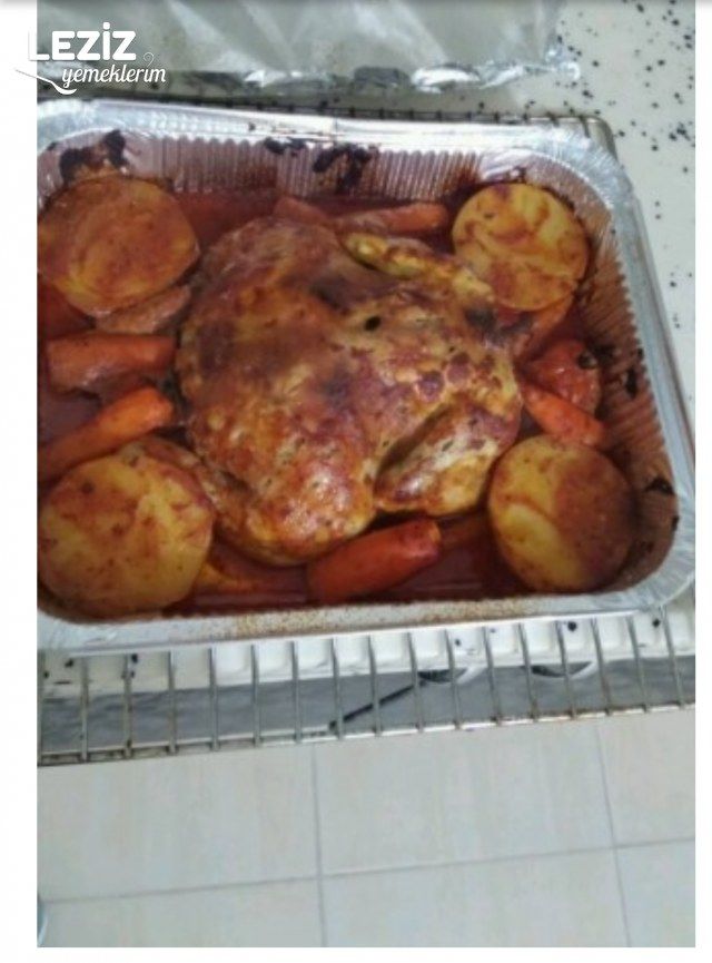 Fırında Tüm Tavuk Özel Tarifim